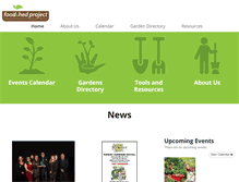Tablet Screenshot of foodshedproject.ca